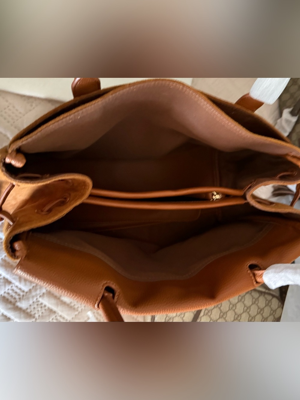 Beautiful Fashion Top-Handle Tote with CC Turn-Lock - Picture 4 of 10